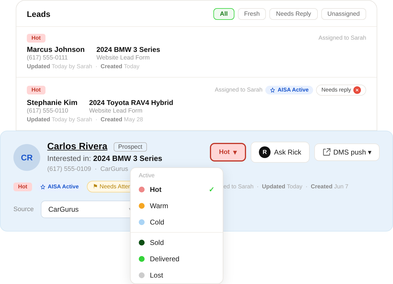 AutoRaptor AI chat workflow