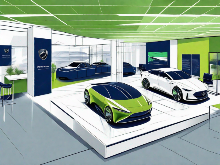 How to Manage a New Car Dealership: A Step-by-Step Guide 5 A new car dealership with various types of cars displayed in a well-organized manner