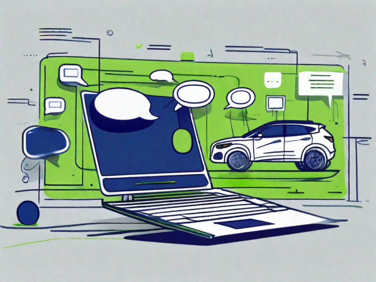 Chat Excellence: Managing Online Conversations for Your Car Dealership 2 A computer screen displaying various chat bubbles